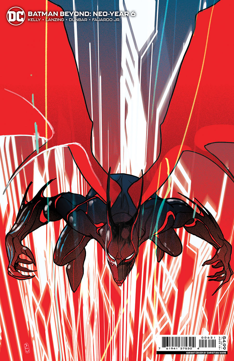 BATMAN BEYOND NEO-YEAR #6 (OF 6) CVR B CHRISTIAN WARD CARD STOCK VAR (09/07/2022)