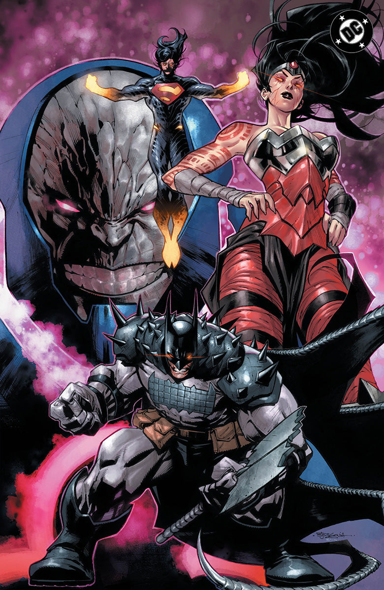 DC ALL IN SAGA: DARKSEID VS. THE WORLD #1 STEPHEN SEGOVIA EXCLUSIVE VIRGIN VAR (10/28/2026)