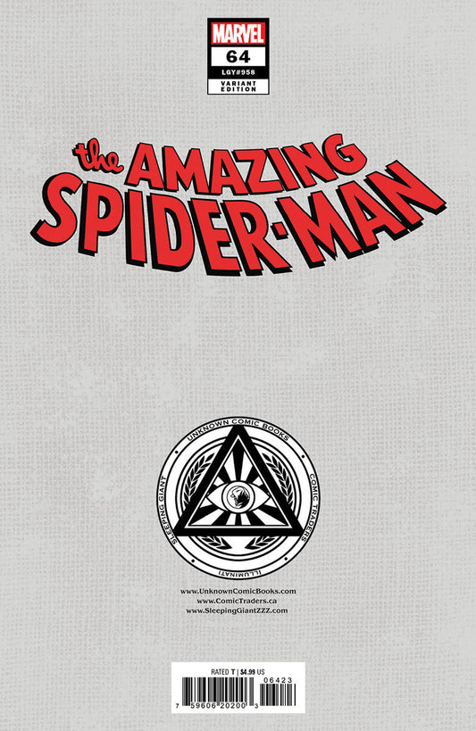 Amazing Spider-Man #64 Kaare Andrews Connecting Megacon 2024 Exclusive Full Virgin Var (12/25/2024)