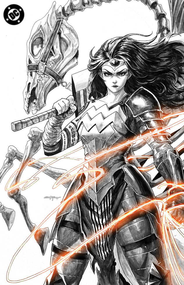 ABSOLUTE WONDER WOMAN #25 - SANTA FUNG VIRGIN VARIANT KNIGHT OF COMICS EXCLUSIVE LTD 1000