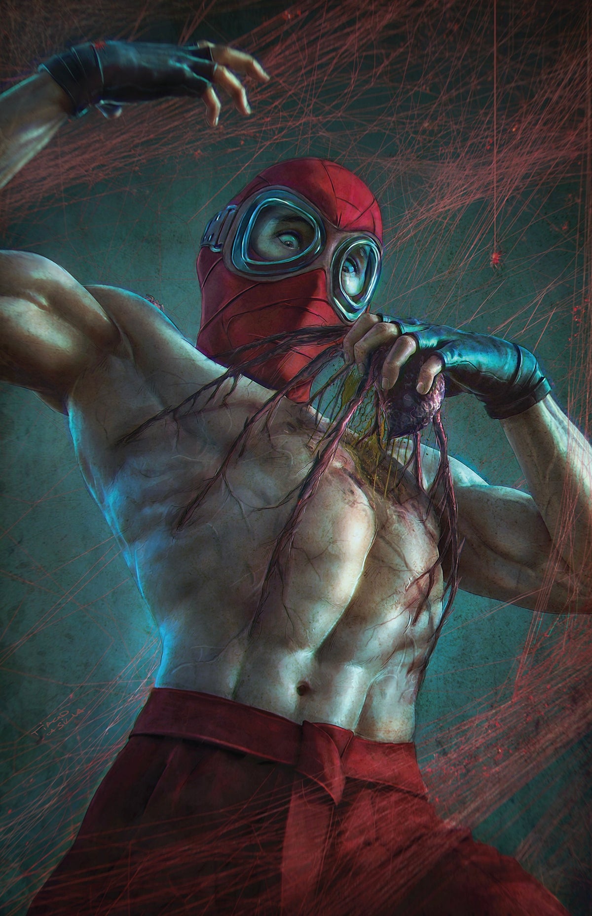 MIDNIGHT SPIDER-MAN #1 - TIAGO DA SILVA VIRGIN VARIANT KNIGHT OF COMICS NYCC 2026 EXCLUSIVE LTD 1000