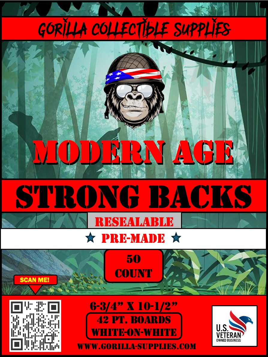 PREMADE MODERN AGE STRONG BACK RESEALABLE - 500 COUNT CASE