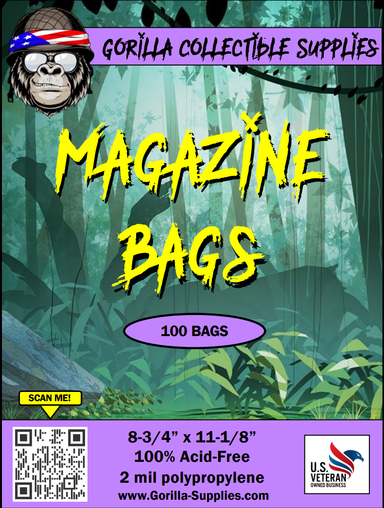 MAGAZINE BAGS - 100 COUNT