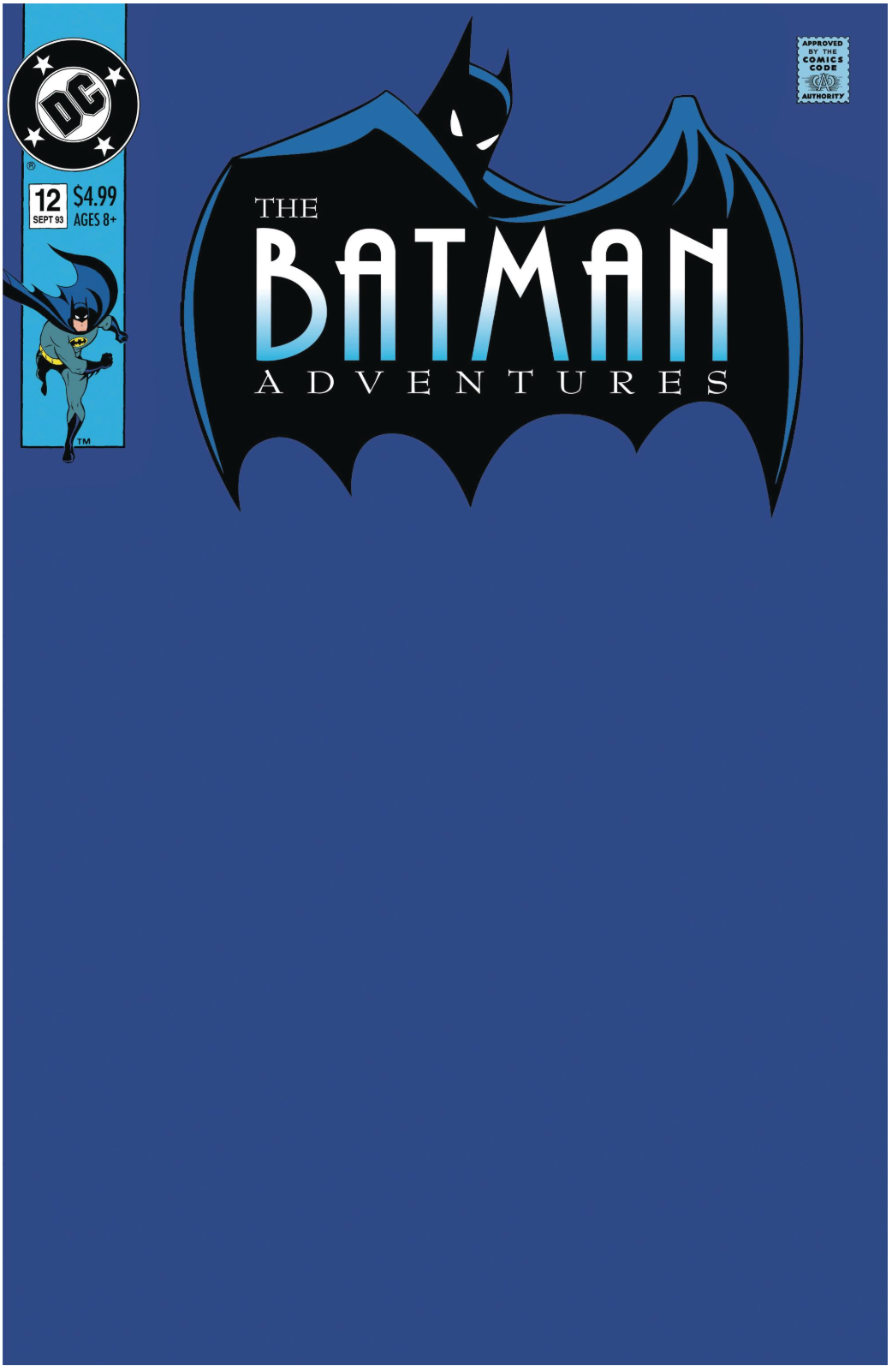 BATMAN ADVENTURES #12 FACSIMILE EDITION CVR D BLANK VAR (03/12/2025)