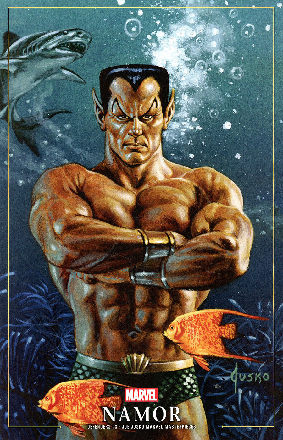 DEFENDERS #3 (OF 5) JUSKO MARVEL MASTERPIECES VAR (10/06/2021)