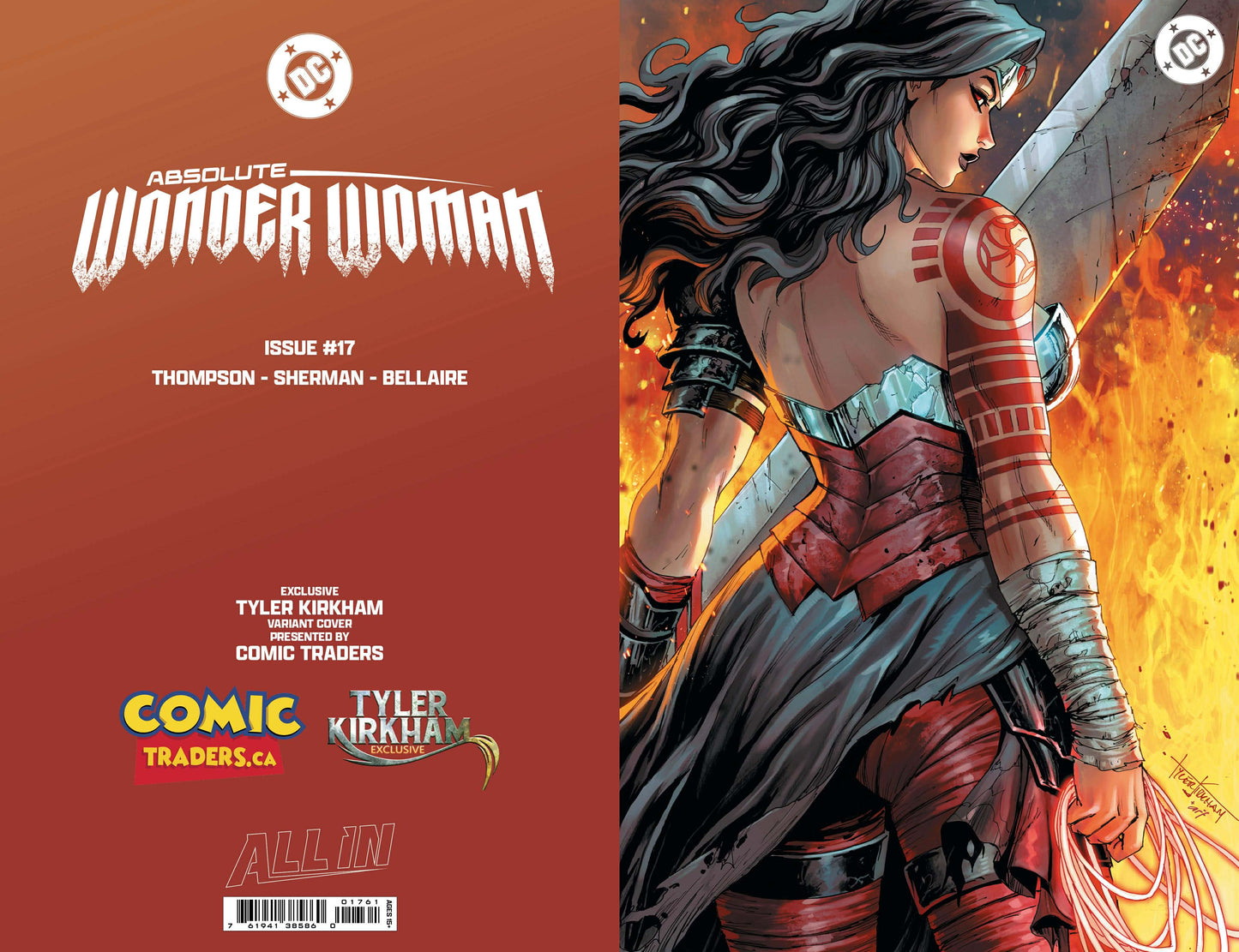 ABSOLUTE WONDER WOMAN #17 TYLER KIRKHAM EXCLUSIVE VIRGIN VAR (02/25/2026)
