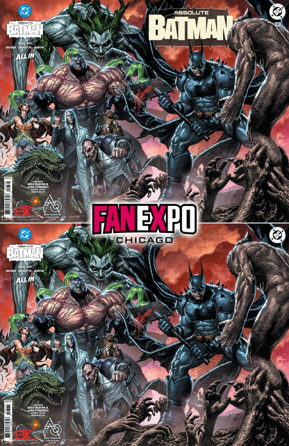 ABSOLUTE BATMAN #23 MICO SUAYAN FANEXPO CHICAGO EXCLUSIVE VARIANT COVERS SET