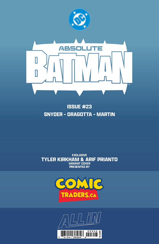 ABSOLUTE BATMAN #23 TYLER KIRKHAM CLAYFACE BATTLE DAMAGED EXCLUSIVE VAR (08/12/2026)