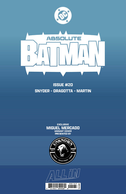 ABSOLUTE BATMAN #20 MIGUEL MERCADO EXCLUSIVE VIRGIN VAR (05/13/2026)