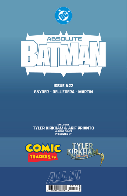 [FOIL] ABSOLUTE BATMAN #22 TYLER KIRKHAM EXCLUSIVE JOKER BATTLE DAMAGED (07/08/2026)