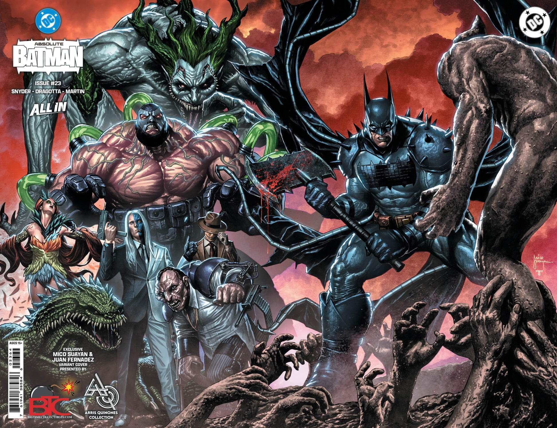 ABSOLUTE BATMAN #23 MICO SUAYAN VIRGIN EDITION