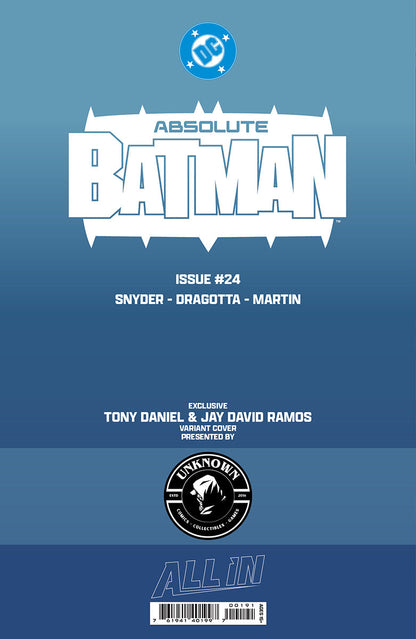 [FOIL] ABSOLUTE BATMAN #24 TONY DANIEL EXCLUSIVE VIRGIN VAR (09/23/2026)