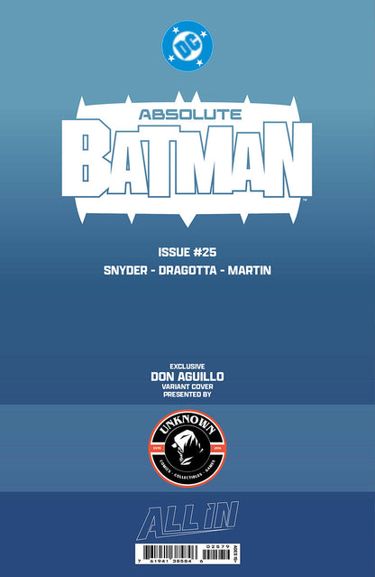 [FOIL] ABSOLUTE BATMAN #25 DON AGUILLO EXCLUSIVE VIRGIN VAR (10/28/2026)