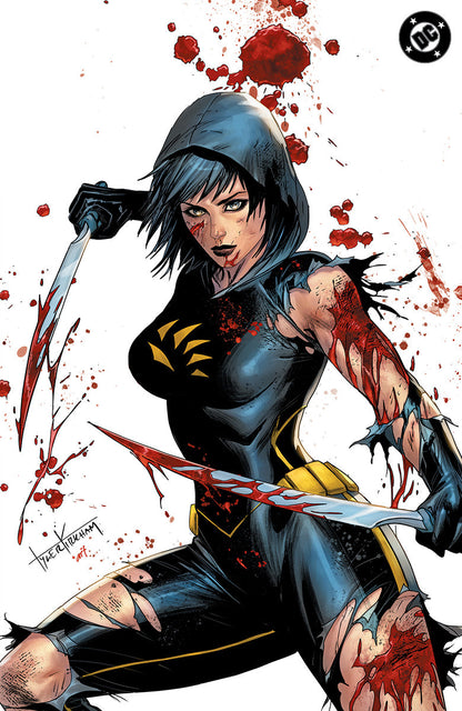 ABSOLUTE CASSANDRA CAIN THE SHADOW'S HAND #1 (ONE SHOT) TYLER KIRKHAM BATTLE DAMAGED EXCLUSIVE VIRGIN VAR (09/09/2026) (09/16/2026)