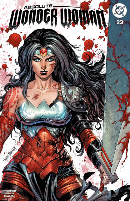 ABSOLUTE WONDER WOMAN #23 TYLER KIRKHAM BATTLE DAMAGED EXCLUSIVE VAR (08/26/2026)
