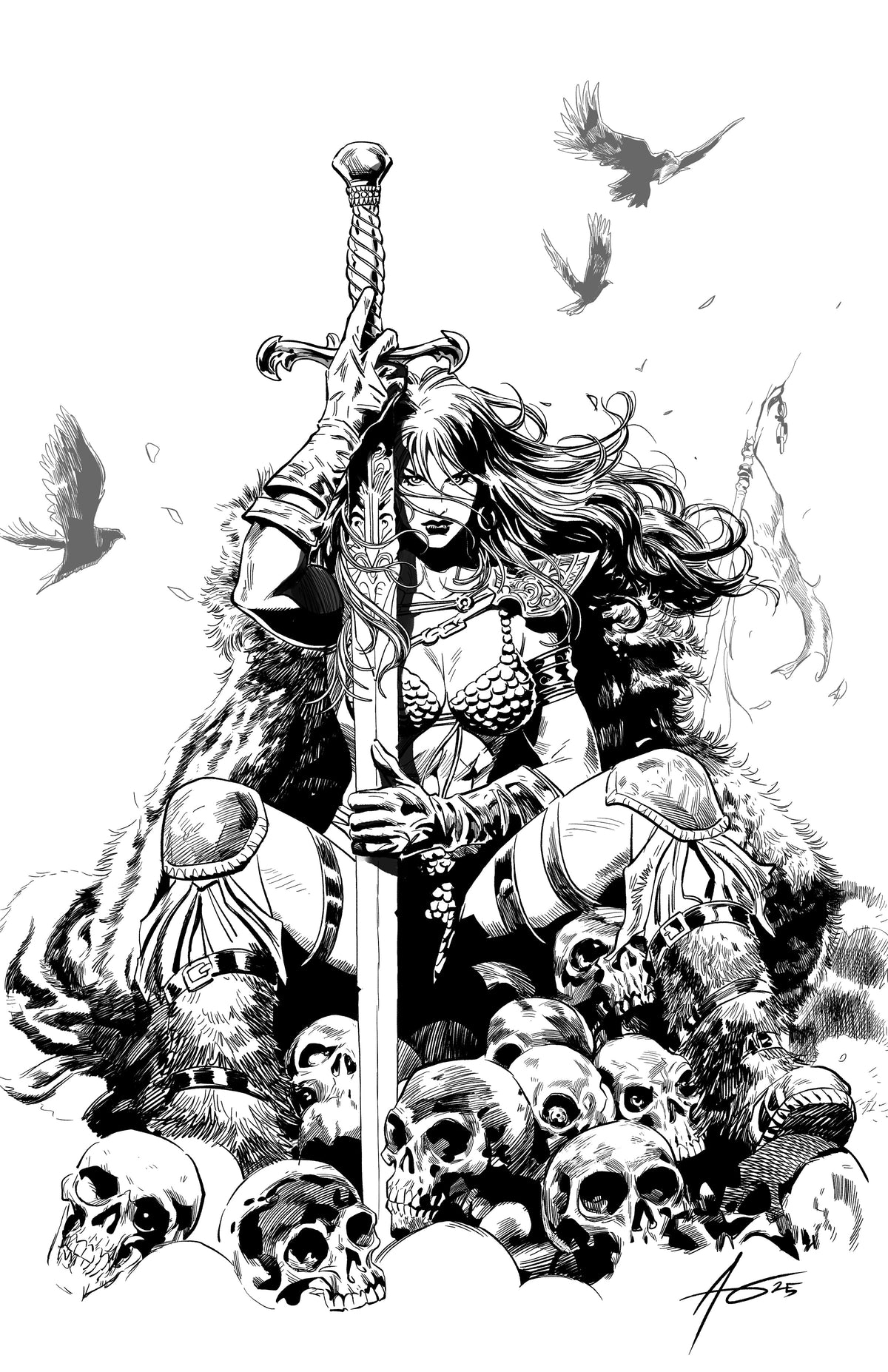 SONJA REBORN #5 - RUDY AO & MARCIAL TOLEDANO COVER D KNIGHT OF COMICS MEGACON 2026 EXCLUSIVE