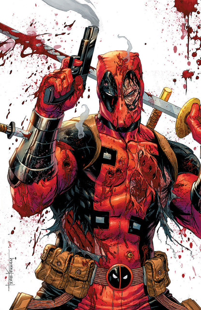 Deadpool / Wolverine #1 Tyler Kirkham MEGACON 2025 Exclusive Virgin PREMIUM BATTLE DAMAGED Var (01/01/2025)