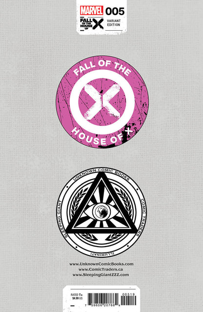 Fall Of The House Of X #5 Unknown Comics Miguel Mercado Exclusive Virgin Var [Fhx] (05/22/2024)