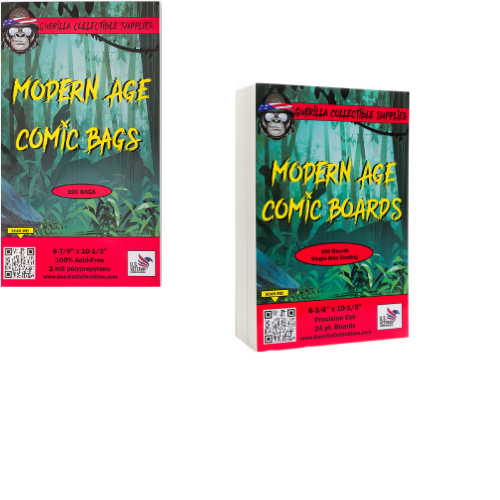 Premade Modern Age Bags & Boards - 100 Count