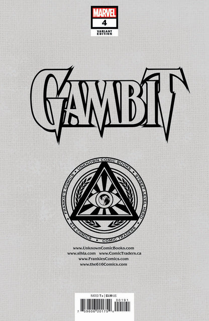 Gambit #4 Unknown Comics Tony Daniel Exclusive Var (10/12/2022)