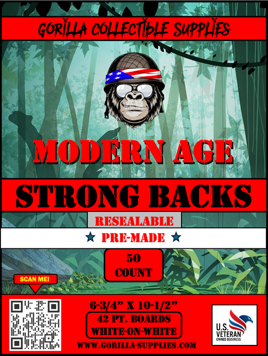 PREMADE MODERN AGE STRONG BACK RESEALABLE - 500 COUNT CASE