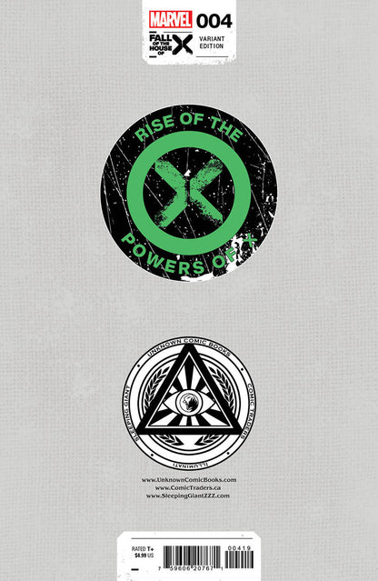 [Signed by Kaare Andrews] RISE OF THE POWERS OF X #4 UNKNOWN COMICS KAARE ANDREWS EXCLUSIVE VAR [FHX] [IN STOCK]