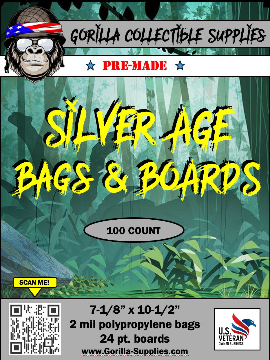 Premade Silver Age Bags & Boards - 1,000 Count Case