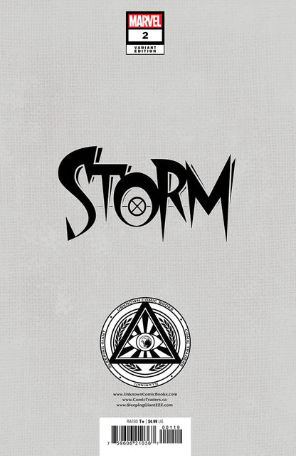 [Signed by Nathan Szerdy] STORM #2 UNKNOWN COMICS NATHAN SZERDY EXCLUSIVE VIRGIN VAR [IN STOCK]