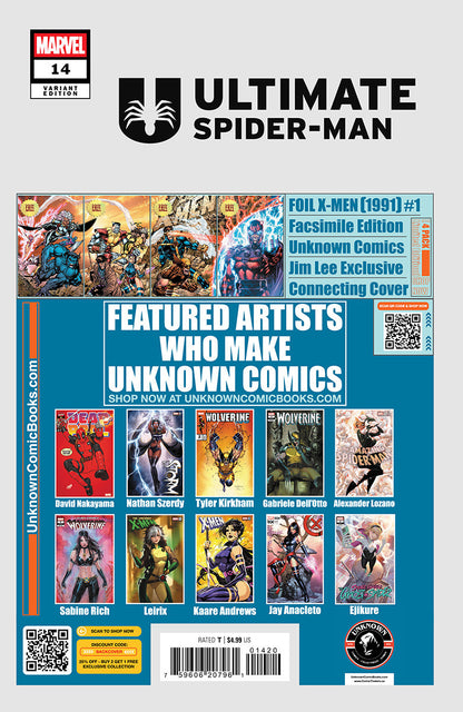 Ultimate Spider-Man #14 Unknown Comic Mirka Andolfo Exclusive Var (02/26/2025)
