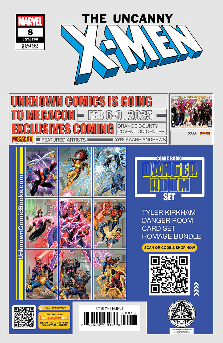 [Signed by Leirix] Uncanny X-Men #8 Unknown Comics Leirix Exclusive Var [IN STOCK]