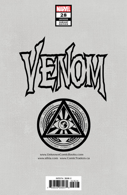 Venom #28 Unknown Comics Dave Rapoza Exclusive Virgin Var (09/16/2020) (09/23/2020)