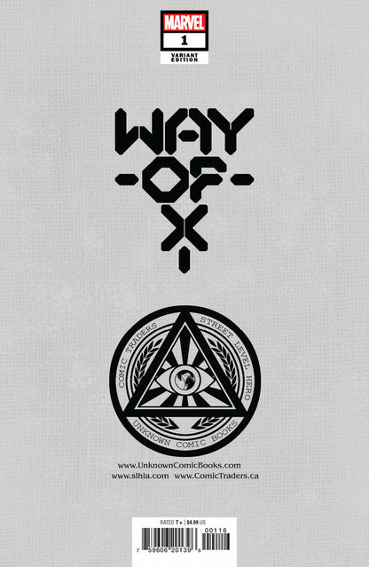 [Signed by Adrian Hough] Way Of X #1 Unknown Comics Jay Anacleto Exclusive Virgin Var [IN STOCK]