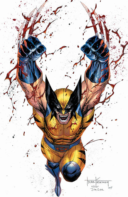 [Signed by Hickman] Wolverine: Revenge - Red Band #2 Virgin CON Unknown Comics Kirkham Exclusive Var Explicit Content [INST]