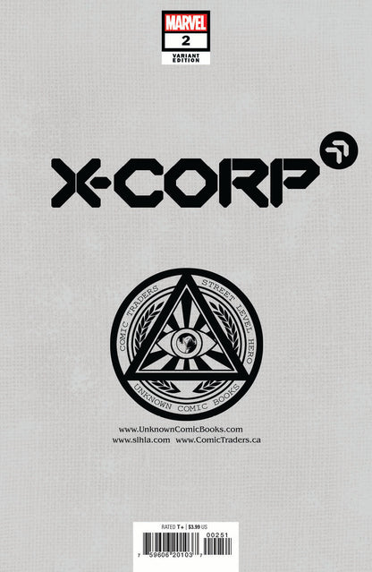 X-Corp #3 Unknown Comics Stephen Segovia Exclusive Var (07/14/2021)