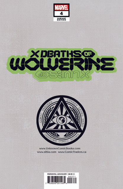 X Deaths Of Wolverine 4 Unknown Comics Philip Tan Exclusive Var (03/09/2022)