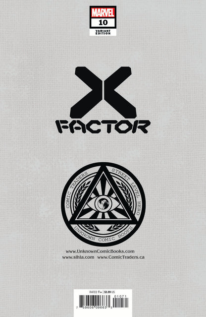 X-Factor #10 Unknown Comics Miguel Mercado Exclusive Var Gala (06/30/2021)