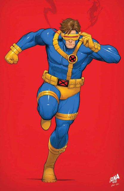[Signed by David Nakayama] X-MEN #4 VIRGIN RED UNKNOWN COMICS DAVID NAKAYAMA EXCLUSIVE 5 YEAR ANNIVERSARY VAR