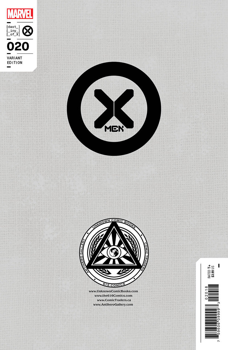 [Signed by Nathan Szerdy] X-MEN #20 UNKNOWN COMICS MEGACON EXCLUSIVE VIRGIN VAR [IN STOCK]