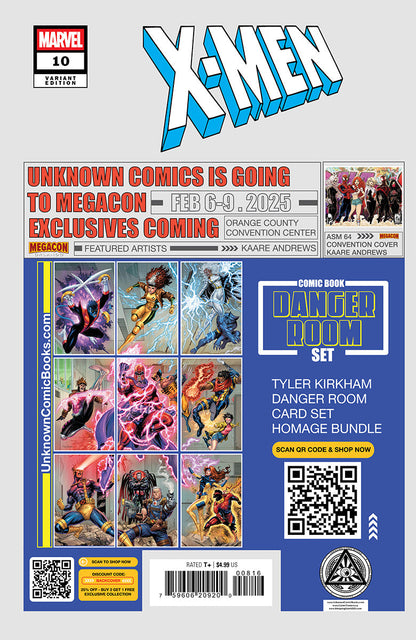 [FOIL] X-Men #10 Kaare Andrews Exclusive Virgin MEGACON 2025 Var (01/29/2025)