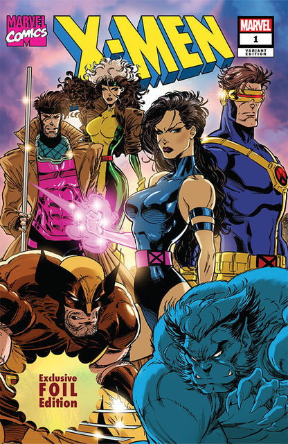 [FOIL] X-Men #1 (1991) Facsimile Kaare Andrews MEGACON 2025 Exclusive Blue Team Var (02/05/2025)