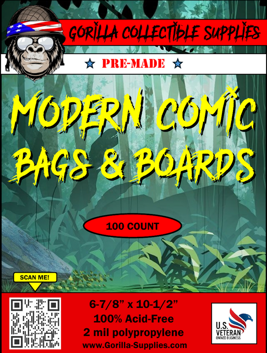 Premade Modern Age Bags & Boards - 1,000 Count Case